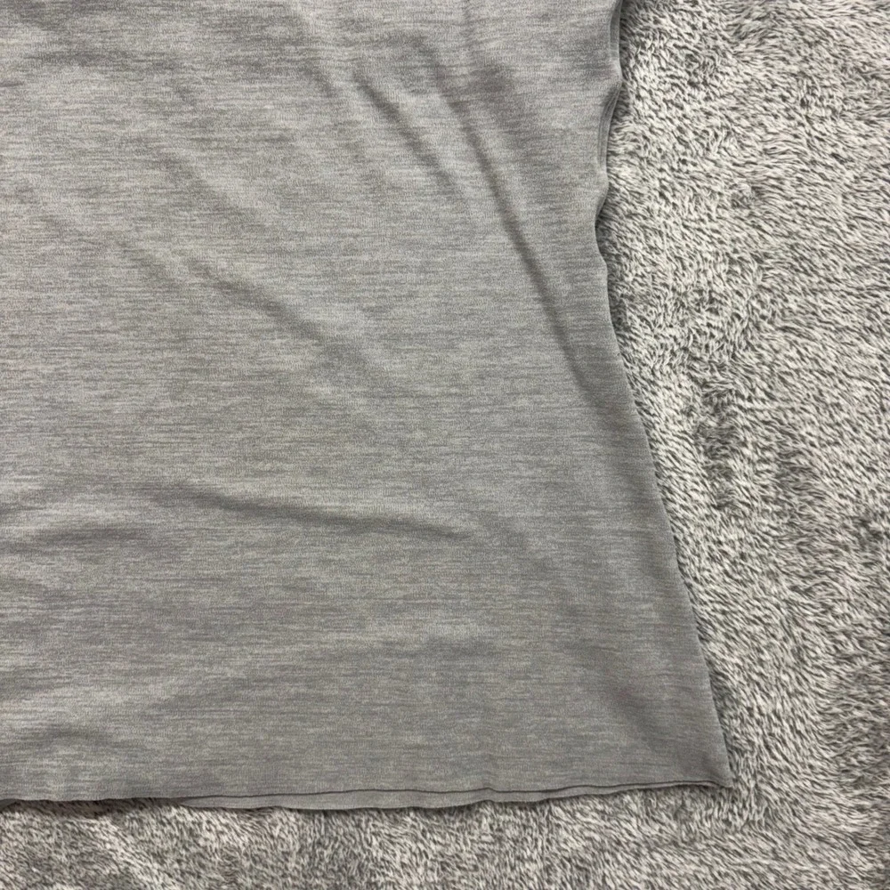 Nike Tank Top Women Large Grey Good Yoga Dri-FIT Square Neck Shelf Bra 820